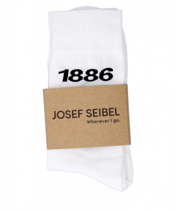 Neu Eingetroffen Josef Seibel Herren Socken EST. 1886 - Weiß Neu Eingetroffen Josef Seibel Herren Socken EST. 1886 - Weiß